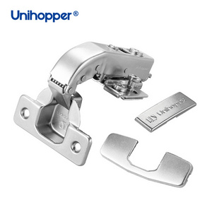 Unihopper Luxury 3D Hidden Kitchen Cabinet Stainless Steel Furniture Soft Close Cabinet Door Hydraulic Hinge China Factory