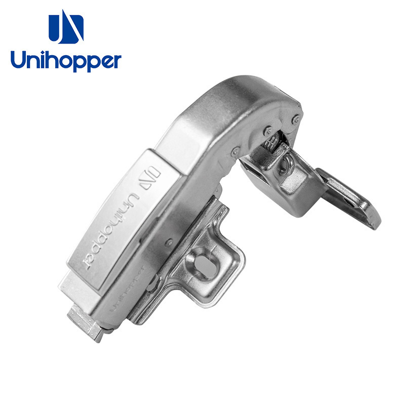 Unihopper wholesale custom furniture fitting kitchen cabinet corner soft closing easy mount clip top 90 degree special hinge