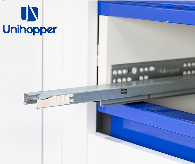 Unihopper factory wholesale kitchen push to open undermount double wall drawer slide box