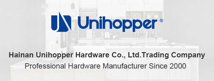 Unihopper Drawer Guides Channel Push Open Undermount Heavy Duty Metal Rail Concealed Drawer Slide