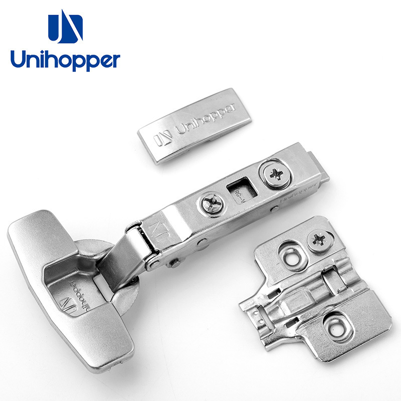 UNIHOPPER High Quality 105 Degrees Clip-on 3D Hinges Soft Close Cabinet Concealed Hinge