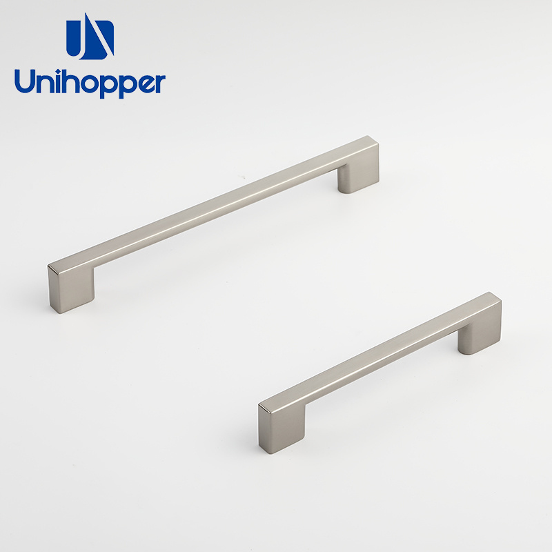 Unihopper Furniture Hardware Kitchen Cabinet Pulls ZAMAK Nickel Plated Door Knobs T Bar Furniture Handles