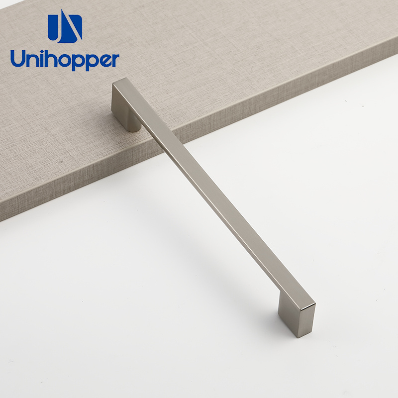 Unihopper Furniture Hardware Kitchen Cabinet Pulls ZAMAK Nickel Plated Door Knobs T Bar Furniture Handles