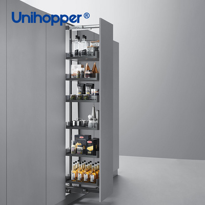 Unihopper Factory Kitchen Pull Out Pantry Tall Unit Larder Cabinet Pantry Storage Units Organizer