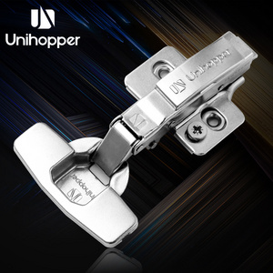 Unihopper Manufacturer Furniture Hardware 3D Adjustable Clip on Soft Closing Hydraulic Concealed Kitchen Cabinet Hinges