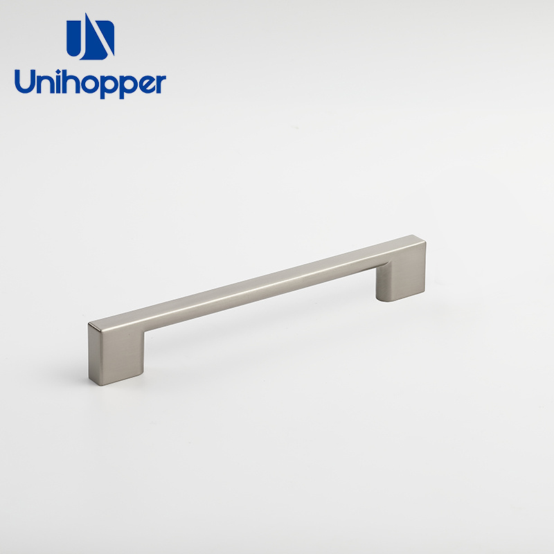 Unihopper Manufacturer Wholesale Zinc Alloy Brushed Nickel Wardrobe Kitchen Cabinet T Bar Handle