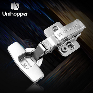 Unihopper Manufacturer Clip on Soft Closing Concealed Hardware Kitchen 3D Hydraulic Furniture Cabinet Hinges