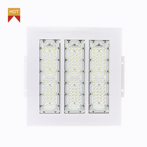 5 year warranty waterproof IP65 led 100w 120w 150 w square canopy super bright light recessed explosion-proof gas station light