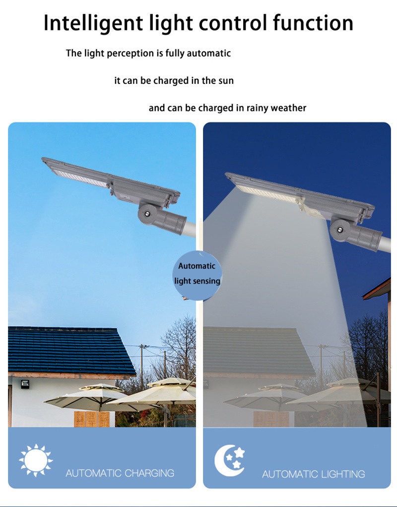 Shenzhen Garden Led Solar Street Light Outdoor Ip65 Waterproof Smd3030 Motion Sensor Integrated 60 Watt 100w 180w