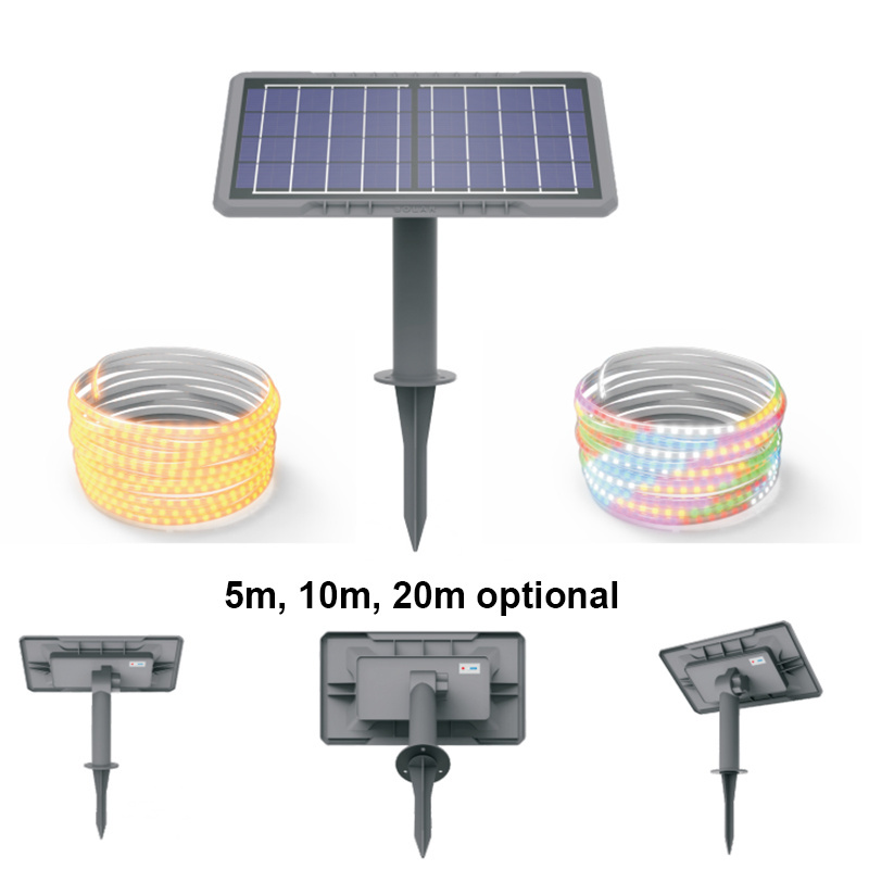 Outdoor lighting lifepo4 battery powered led 2830 5050 strip light with remote multicolour warm light 5meter 10m 20m wholesale