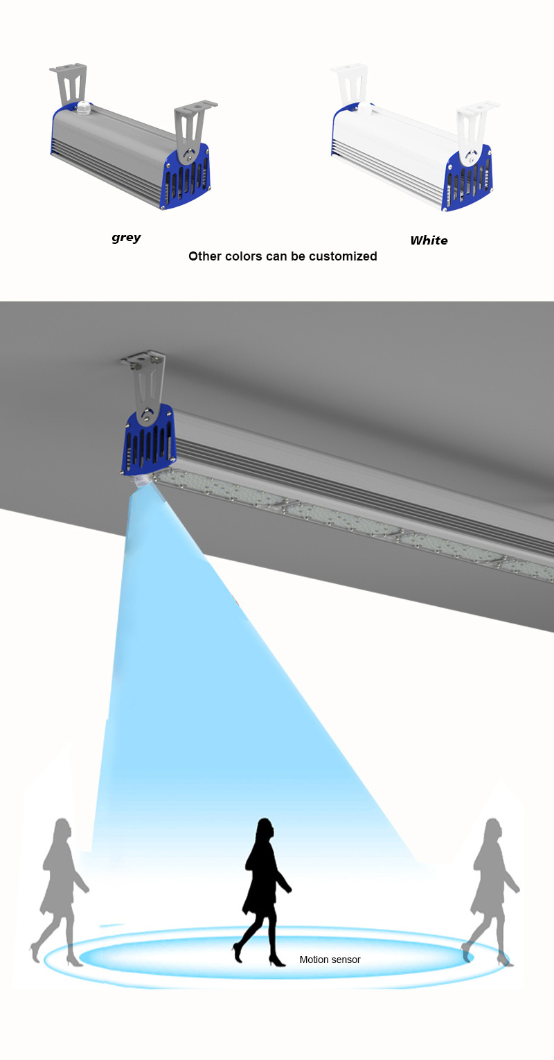 High lumen commercial adjustable outdoor intelligent diffused type 200 watt led linear high bay ip 65 lights fixture suppliers