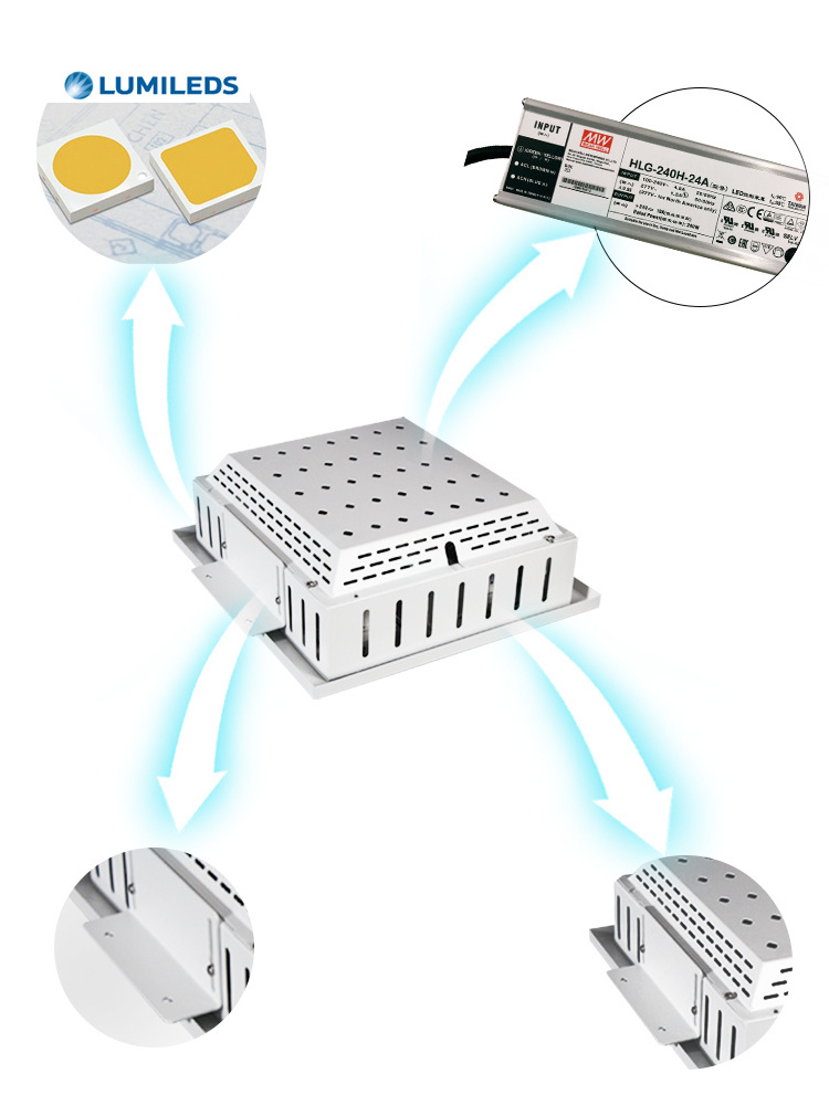 High quality IP65 Waterproof lighting 50w 100w 150w 200W Canopy Lighting retrofit Petrol Station led canopy light