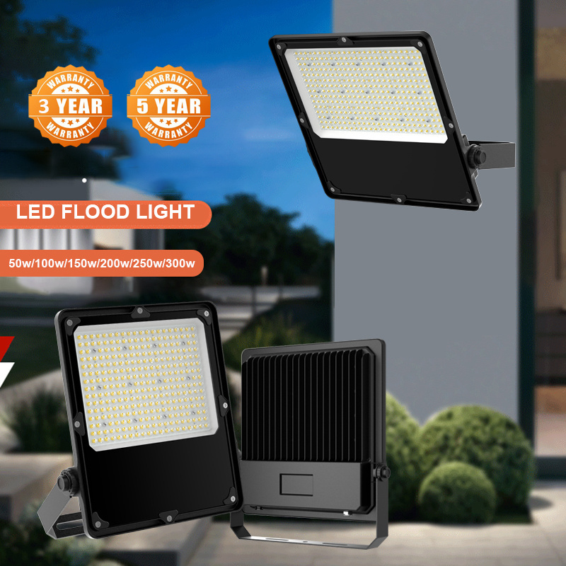 Energy saving slim portable aluminum ip65 waterproof 50w 100w 150w 200w 300w led flood garden flood lights smd 2835 floodlight