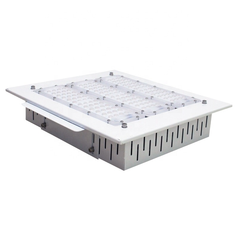 Unike ip65 outdoor petro led high bay lighting 50w 100w 150w gas station led canopy high bright light factory price fixtures