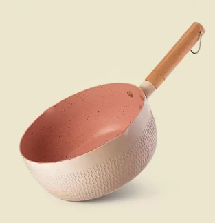 Japanese -style snow pot baby supplementary food cooker -specific milk pot non -stick pot Macana stone home use instant noodle