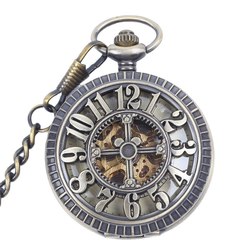 European and American style fully automatic semi -automatic mechanical pocket watch brand classic pocket watch Roman