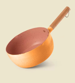 Japanese -style snow pot baby supplementary food cooker -specific milk pot non -stick pot Macana stone home use instant noodle