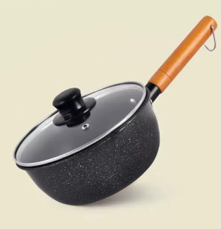 Japanese -style snow pot baby supplementary food cooker -specific milk pot non -stick pot Macana stone home use instant noodle