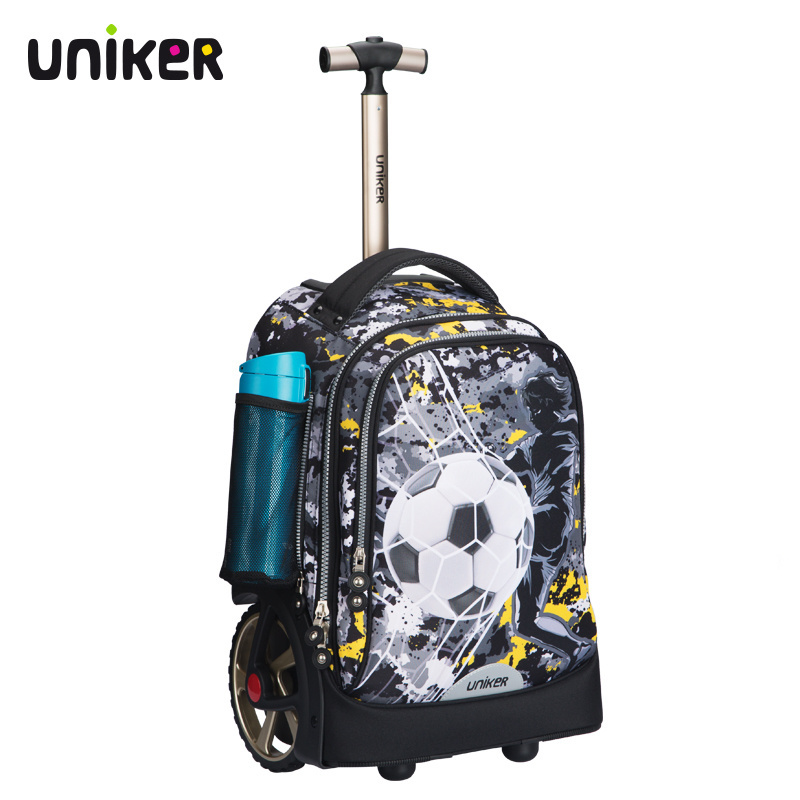 UNIKER Business Trolley Laptop Backpack Trolley Wheel Backpack Fashion Backpack With Trolley