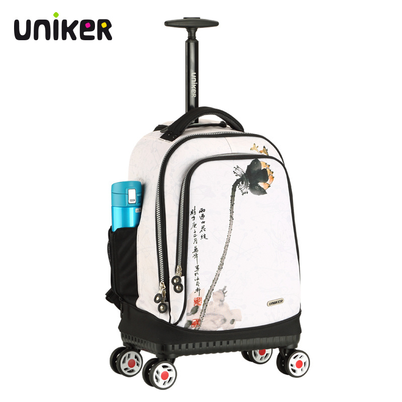 UNIKER Business Laptop Trolley backpack For Ladies