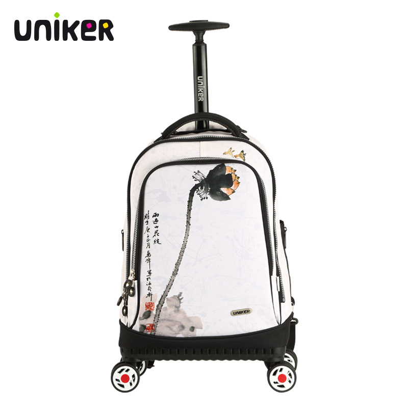 UNIKER Business Laptop Trolley backpack For Ladies