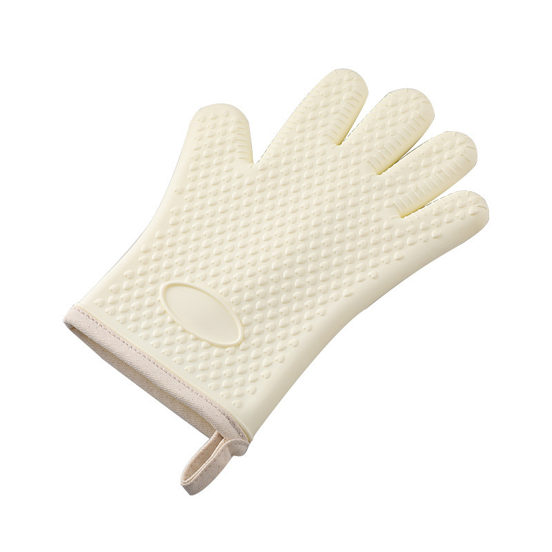 Oven Mitts Professional Heat Resistance Kitchen Oven Soft Cotton Gloves for Grilling Cooking Microwave BBQ Baking