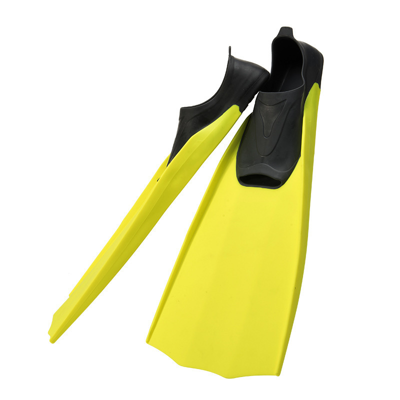 Long Angled-Blade Full Foot Fins Spearfishing and Freediving Fin Scuba Swim Dive Booster