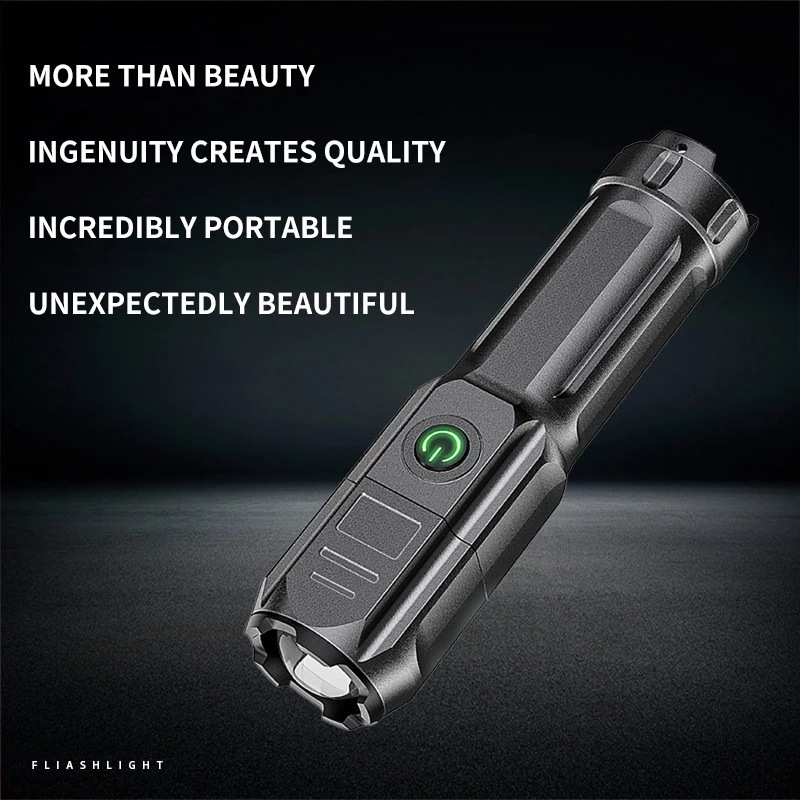 Led Rechargeable Flashlight Lumens Super Bright LED Tactical flashlights high lumens 5 Modes Zoomable Flashlight