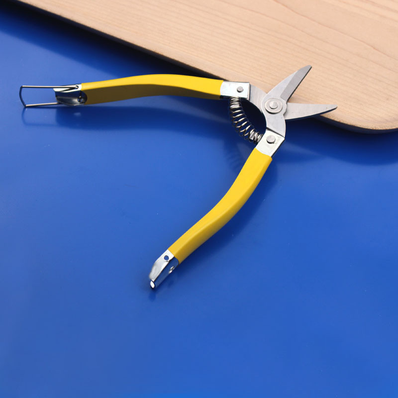 Hot Bypass Pruning Shear With Safety Lock Garden Scissors Stainless Steel Garden Scissors With PVC Non-slip Sleeve