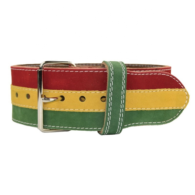 Custom Genuine Leather Double Sided Pin Buckle Sports Golf Waist Belt Baseball Leather Golf Belt