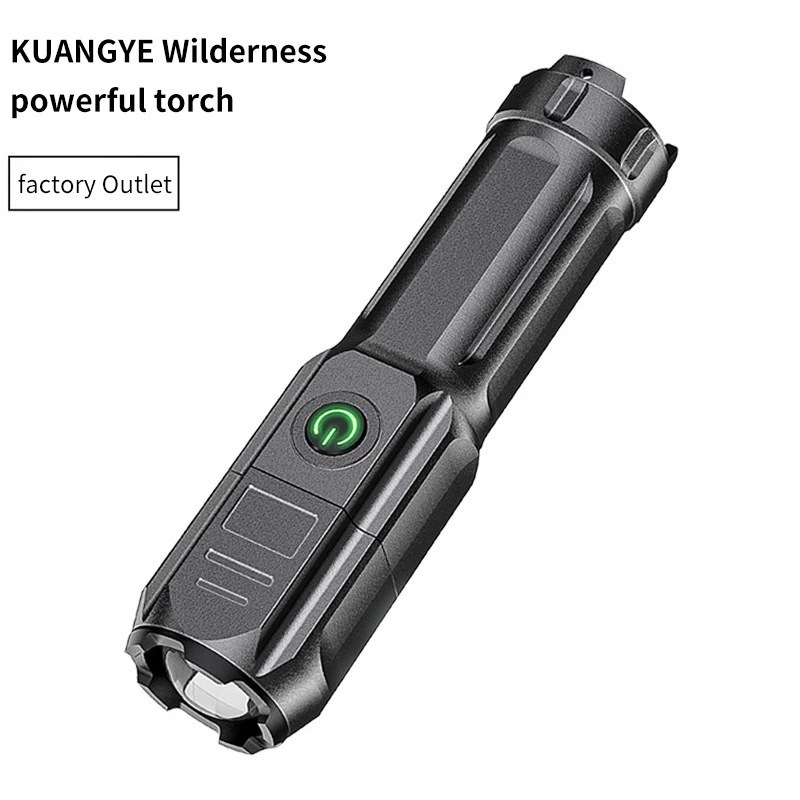 Led Rechargeable Flashlight Lumens Super Bright LED Tactical flashlights high lumens 5 Modes Zoomable Flashlight