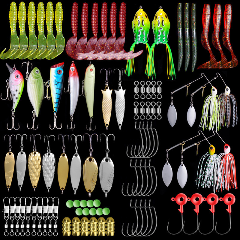 VIB Spoon Spinner Fishing Lure Set Spoonbait Crankbaits Fishing Wobblers for Pike Crochet Kit Artificial Bait