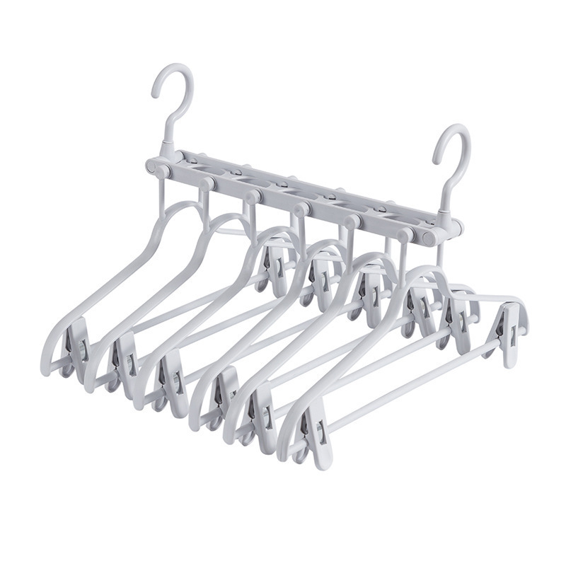 Travel Folding Hanger Multi-Functional Travel Clothes Hanger Laundry Room Hanging Rack,for Travel Hotel Stays Business Trips