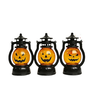 Halloween Pumpkin Lamp Lantern Halloween Pumpkin Lights Led Night Light with Battery for Ghost Party Home Outdoor Yard Decor