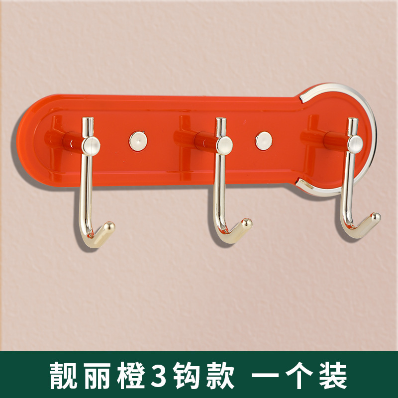 Wall Hooks Self Adhesive for Hanging Wall Hanger 3 Hooks Coat Hooks Heavy Duty and Waterproof