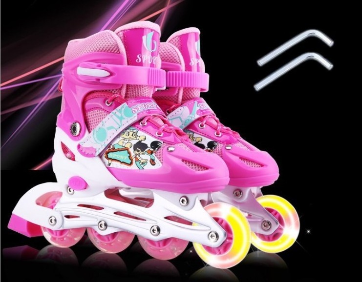 design children aluminum chassis adjustable inline roller skates