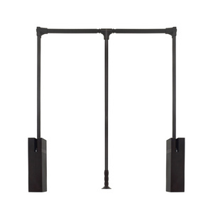 Customization Heavy Duty Pull Down Wardrobe Lift clothing hanging rail pull down soft close closet wardrobe lifter for clothes