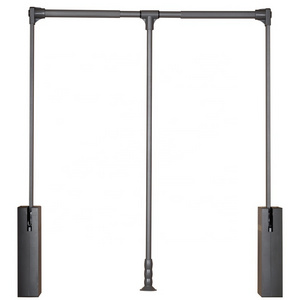 High Quality Durable Metal Pull Down Closet Rod Wardrobe Lift  Wardrobe Rail Clothes Hanging Lifter