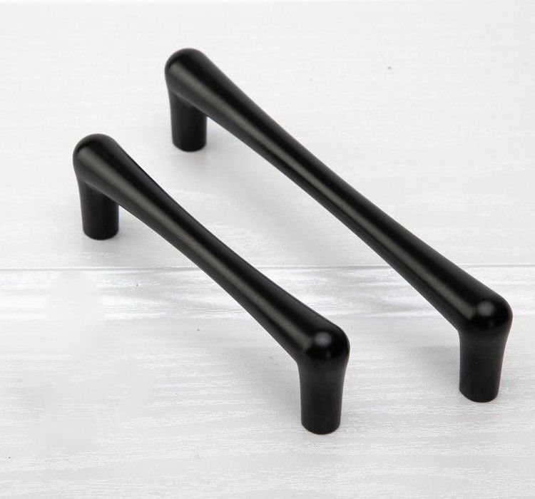 Furniture hardware modern gold wardrobe drawer pulls and knobs black cabinet cupboard drawer pull handles