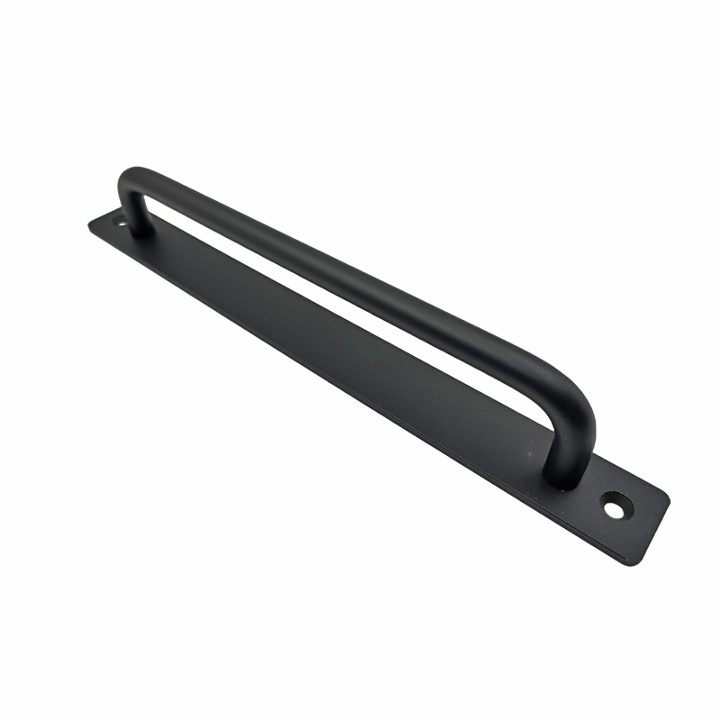 Furniture Hardware Matte Black Cabinet Handles Aluminum Drawer Door Pulls