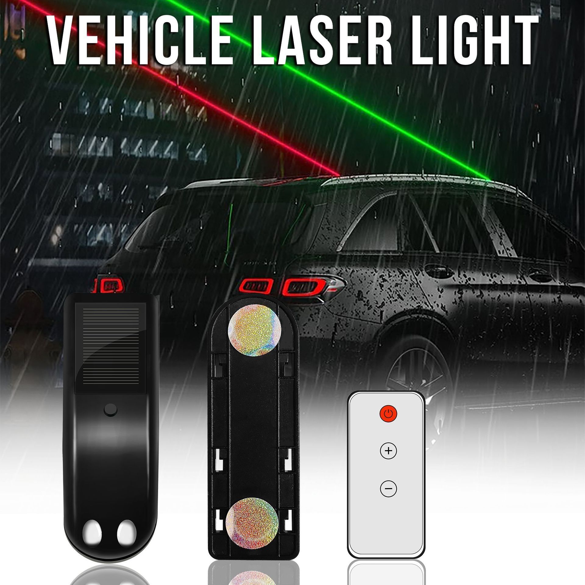 boat off road magnet mini driving lamp Remote Red Green car work pods search led ATV SUV Vehicle fog motorcycle laser spot light