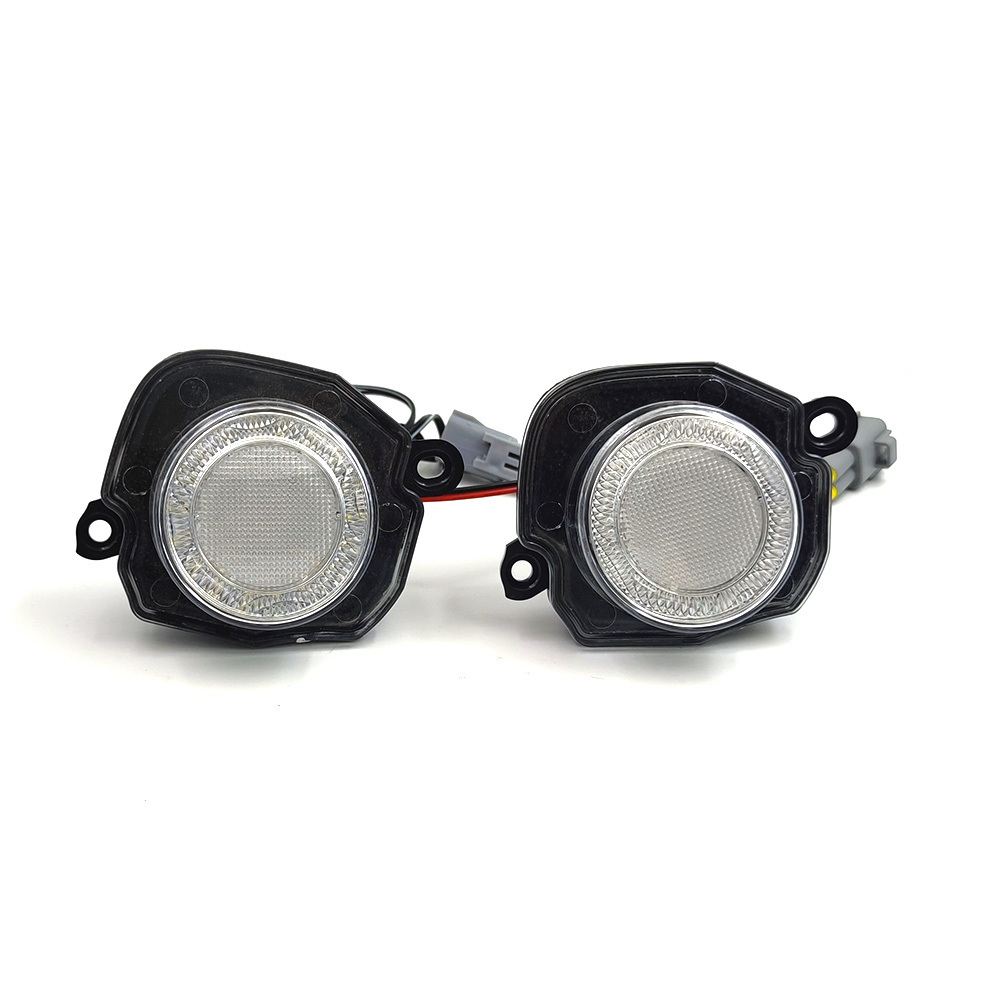 2Pcs Car Front LED Turn Singal Light SUV Auto parts For Suzuki Jimny JB64 JB74 2019 2020 White DRL Driving Lights Angel Eyes