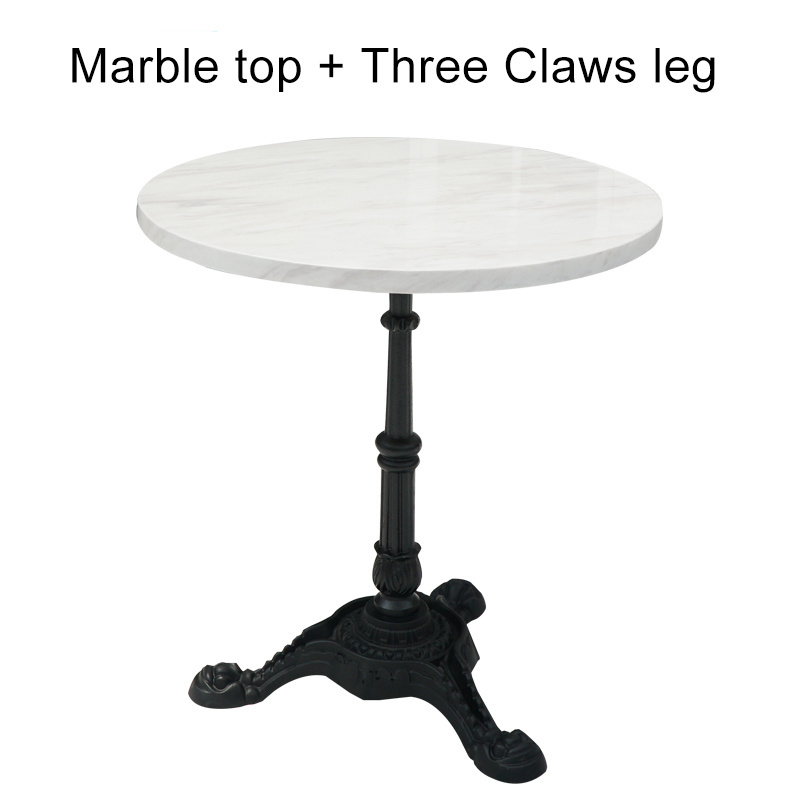 Wholesale Indoor Outdoor Dining Tables Round Marble Coffee Bistro Garden Table And Chairs