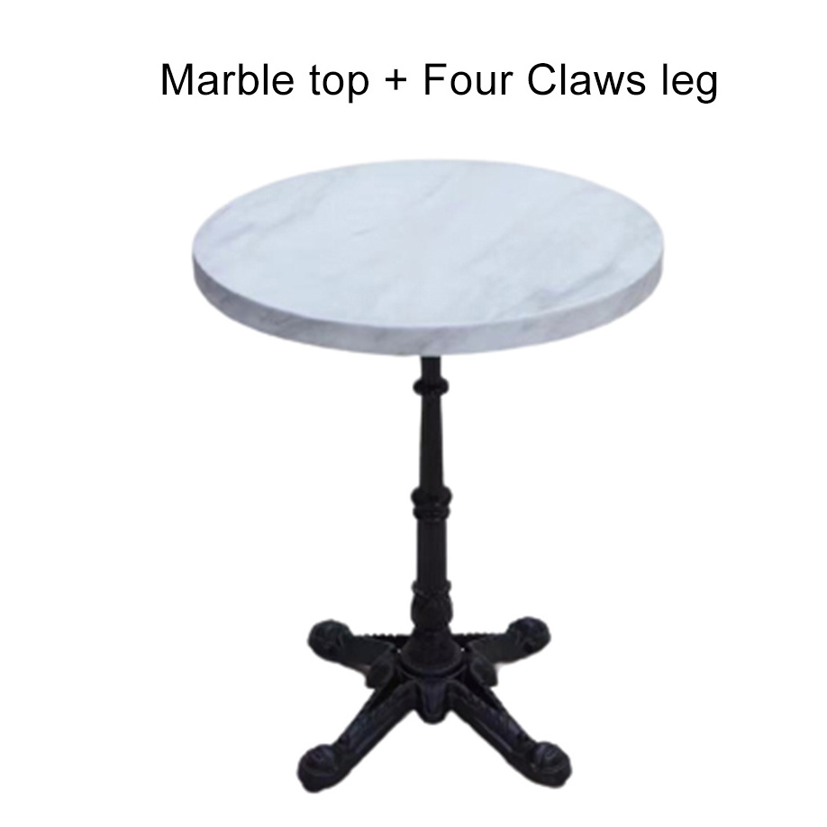 Wholesale Indoor Outdoor Dining Tables Round Marble Coffee Bistro Garden Table And Chairs