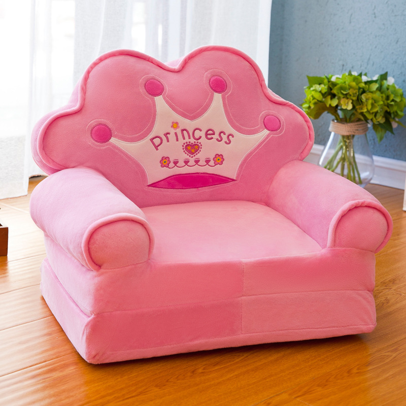 modern cute animals sofa three layer foldable plush sponge kids cartoon sofa bed bedroom leisure chair couchs for kids