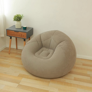 factory sale cheap price bean bag chair lazy inflatable bean bag sofa for adults no filling foldable furniture