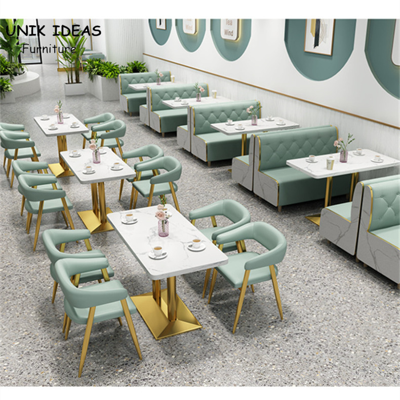 Fast Delivery Restaurant Sets Furniture Dining Table with Chairs Coffee Shop Furniture Cafe Tables and Chairs