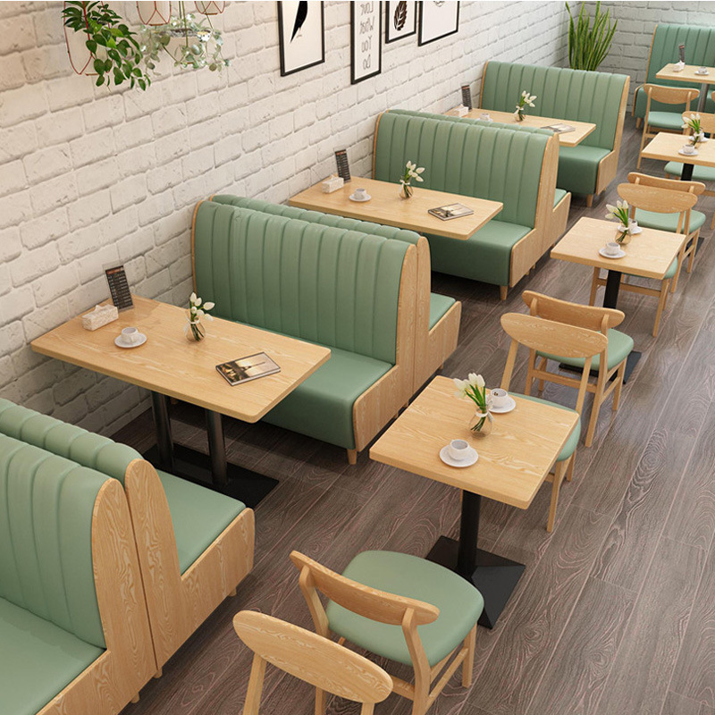 canape restaurant modern Commercial use cafeteria table 4 persons cafeteria table and chair