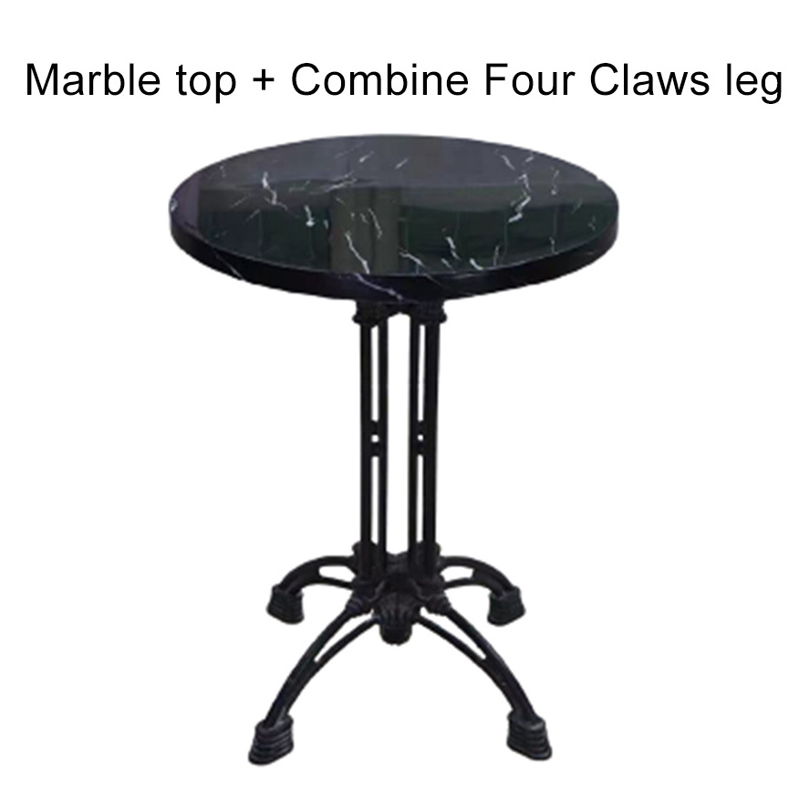 Wholesale Indoor Outdoor Dining Tables Round Marble Coffee Bistro Garden Table And Chairs