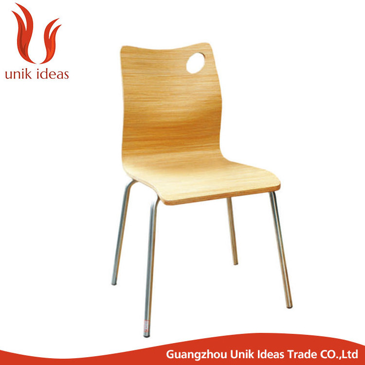 Commercial Restaurant Furniture Wood Chair For Fast Food Dining Room